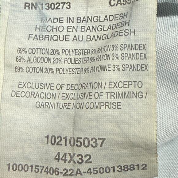 Lee Jeans Mens 44X32 Blue Actual 42X32 Extreme Motion Straight Tapered Stretch - Picture 7 of 9